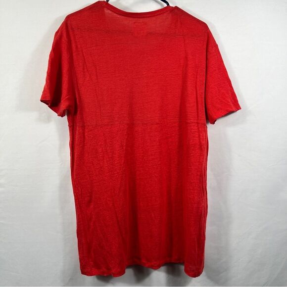 Zara Man Bold Red Slim Fit Tee 0642 - Picture 6 of 10